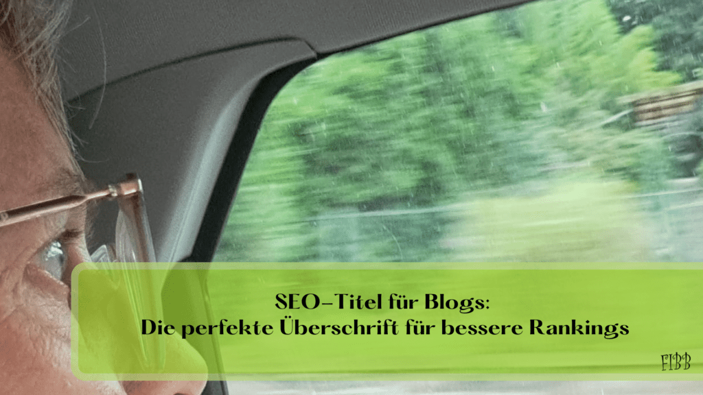 Birgit Lorz im Auto (Seo Titel für Blogs)