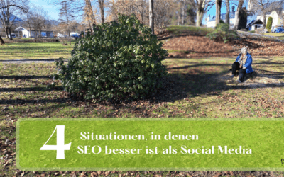 4 Situationen, in denen SEO besser ist als Social Media