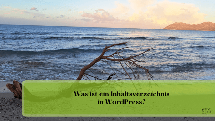 Was ist ein Inhaltsverzeichnis in WordPress?