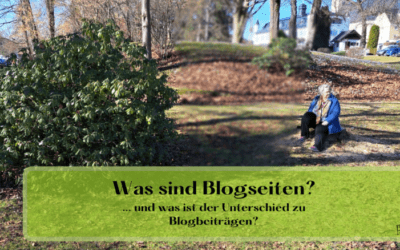 Was sind Blogseiten und was ist der Unterschied zu Blogbeiträgen?