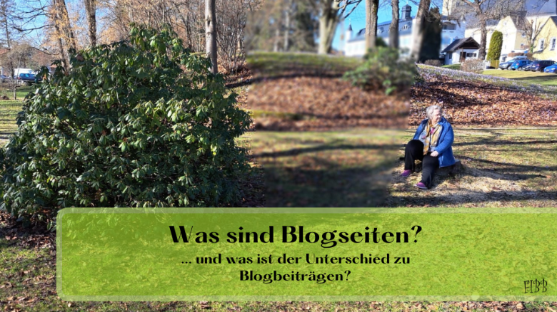 Was sind Blogseiten? Titelbild